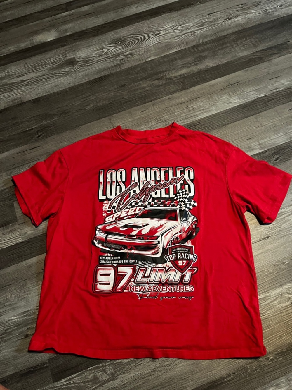 Los Angeles Racing Graphic Tee - Red